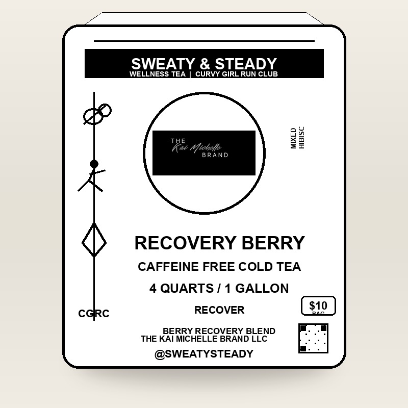 Recovery Berry wellness tea pouch